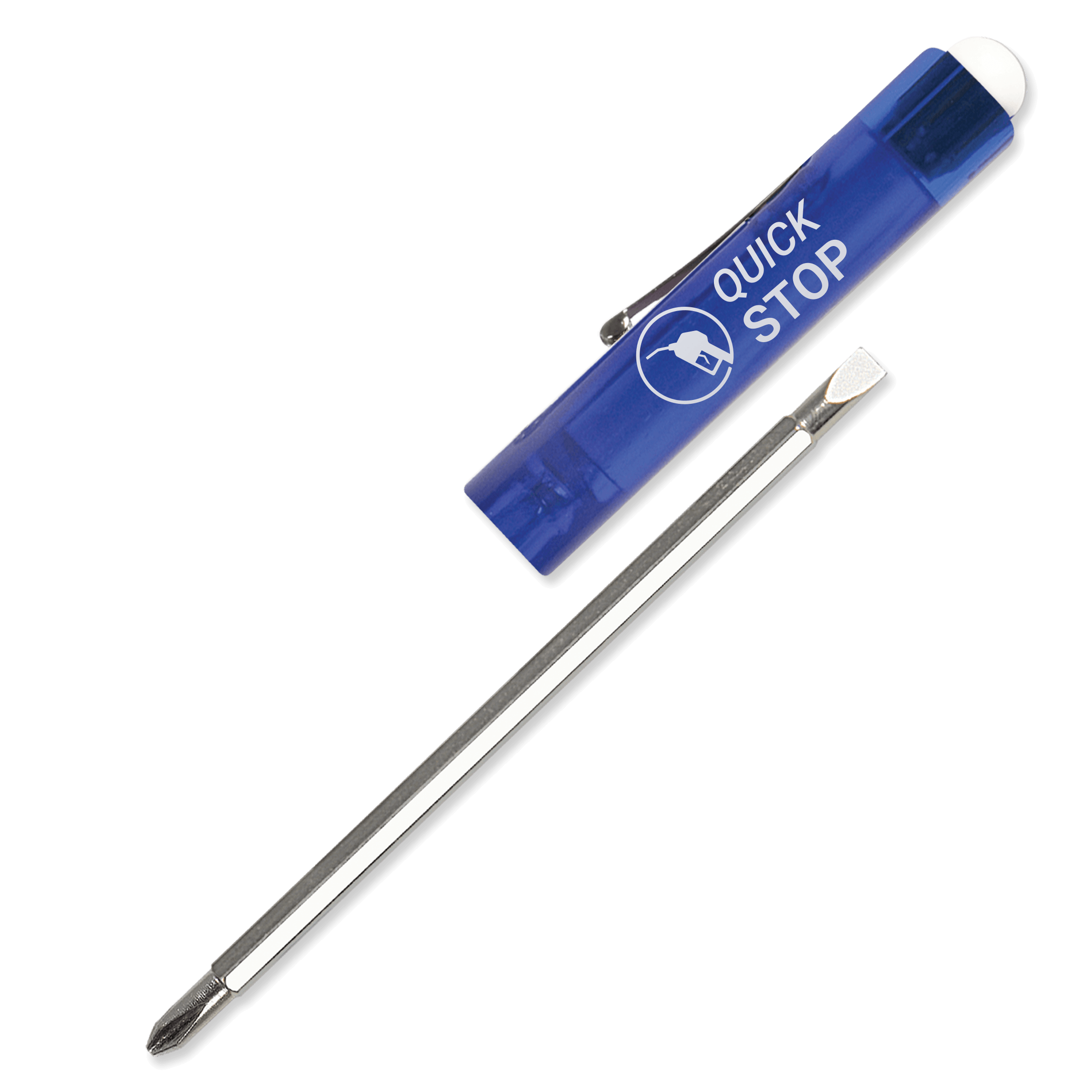 Translucent Blue Imprinted